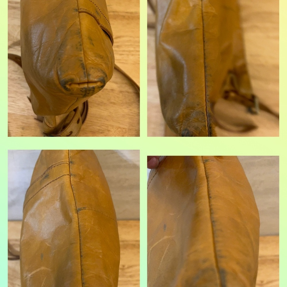 Hobo Drifter, a leather crossbody bag vintage-style smooth leather - Picture 7 of 16